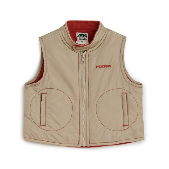 ROOTS BABY FLEECE LINED VEST - Picture 1 of 3